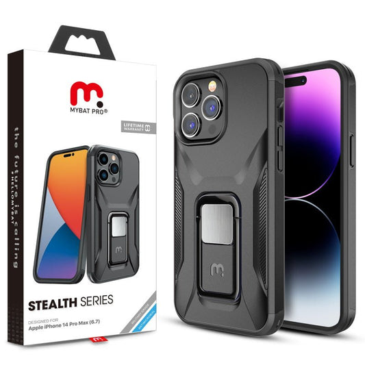 MyBat Pro Antimicrobial Stealth Series (with Stand) for Apple iPhone 14 Pro Max (6.7)iPhone 14 Pro Max