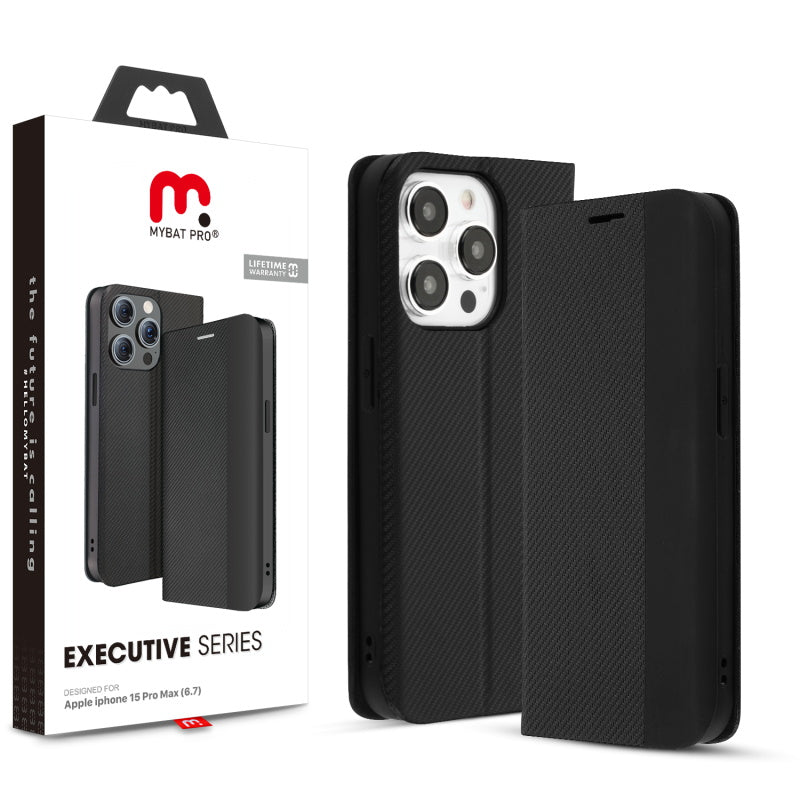 MyBat Pro Executive Series Wallet Case for Apple iPhone 15 Pro Max (6.7)iPhone 15 Pro Max