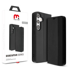 MyBat Pro Executive Series Wallet Case for Samsung Galaxy S24 - Black