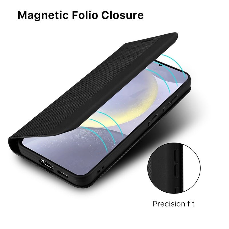MyBat Pro Executive Series Wallet Case for Samsung Galaxy S24 Plus - Black