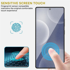 MyBat Pro Full Coverage Tempered Glass Screen Protector (Fingerprint Unlock) for Samsung Galaxy S25 Ultra - Black