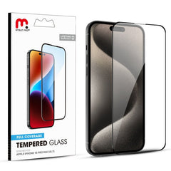 MyBat Pro Full Coverage Tempered Glass Screen Protector for Apple iPhone 15 Pro Max (6.7)iPhone 15 Pro Max