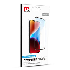 MyBat Pro Full Coverage Tempered Glass Screen Protector for Apple iPhone 15 Pro Max (6.7)iPhone 15 Pro Max