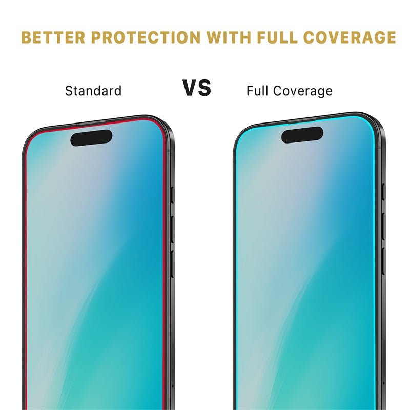 MyBat Pro Full Coverage Tempered Glass Screen Protector for Apple iPhone 16iPhone 16