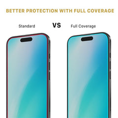 MyBat Pro Full Coverage Tempered Glass Screen Protector for Apple iPhone 16iPhone 16