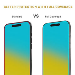 MyBat Pro Full Coverage Tempered Glass Screen Protector for Apple iPhone 16 Pro Max