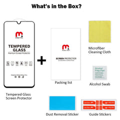 MyBat Pro Full Coverage Tempered Glass Screen Protector for Samsung Galaxy A01 - Clear