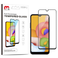 MyBat Pro Full Coverage Tempered Glass Screen Protector for Samsung Galaxy A01 - Clear