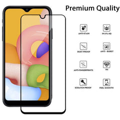 MyBat Pro Full Coverage Tempered Glass Screen Protector for Samsung Galaxy A01 - Clear