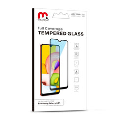 MyBat Pro Full Coverage Tempered Glass Screen Protector for Samsung Galaxy A01 - Clear