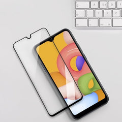 MyBat Pro Full Coverage Tempered Glass Screen Protector for Samsung Galaxy A01 - Clear