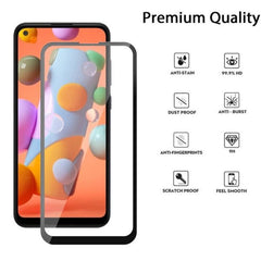 MyBat Pro Full Coverage Tempered Glass Screen Protector for Samsung Galaxy A11 - Clear