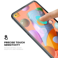 MyBat Pro Full Coverage Tempered Glass Screen Protector for Samsung Galaxy A11 - Clear