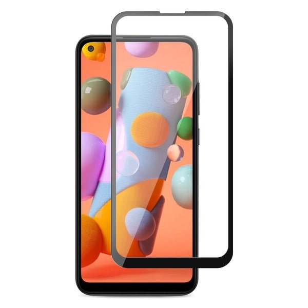 MyBat Pro Full Coverage Tempered Glass Screen Protector for Samsung Galaxy A11 - Clear
