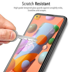 MyBat Pro Full Coverage Tempered Glass Screen Protector for Samsung Galaxy A11 - Clear