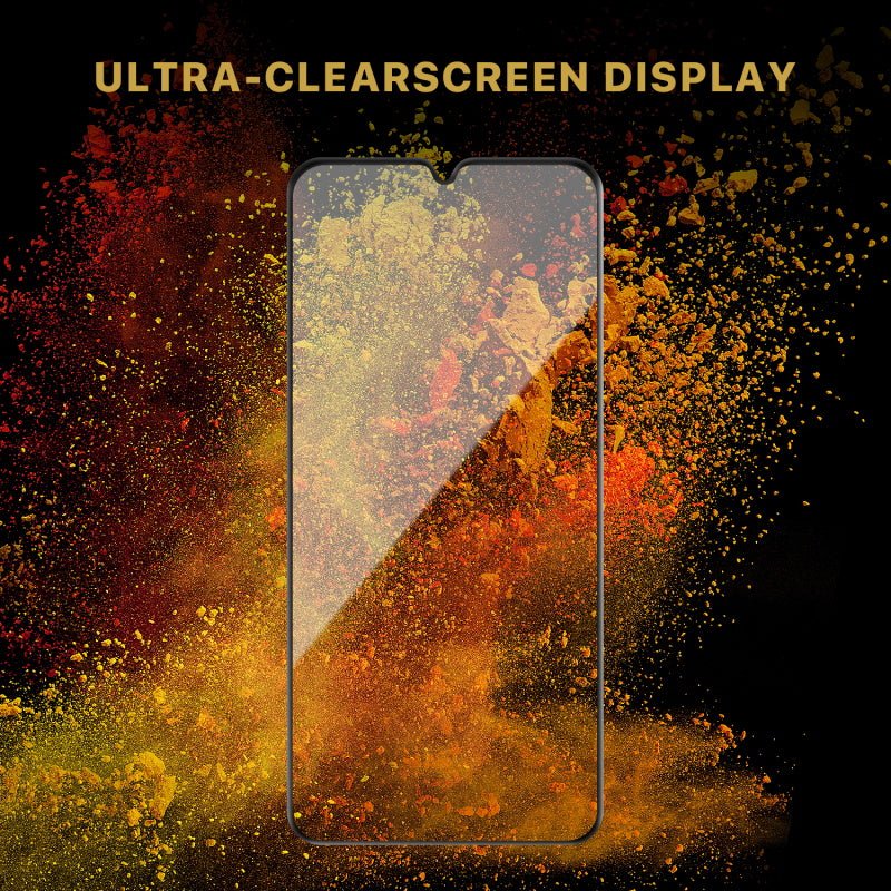 MyBat Pro Full Coverage Tempered Glass Screen Protector for Samsung Galaxy A15 5G - Black