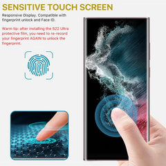 MyBat Pro Full Curve Coverage Tempered Glass Screen Protector for Samsung Galaxy S22 Ultra - Clear