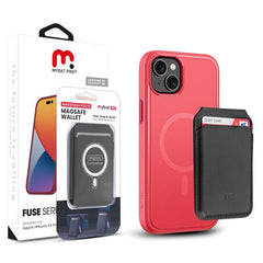 MyBat Pro Fuse Series Case Bundle + MagStash Wallet Folio for Apple iPhone 15 Plus (6.7)iPhone 15 Plus