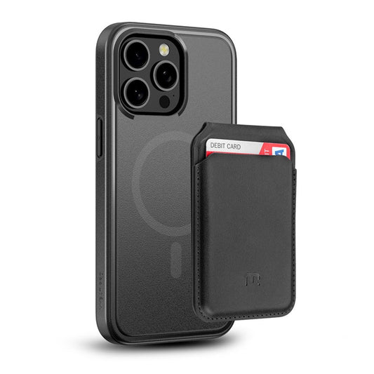 MyBat Pro Fuse Series Case Bundle + MagStash Wallet Folio for Apple iPhone 15 Pro Max (6.7)