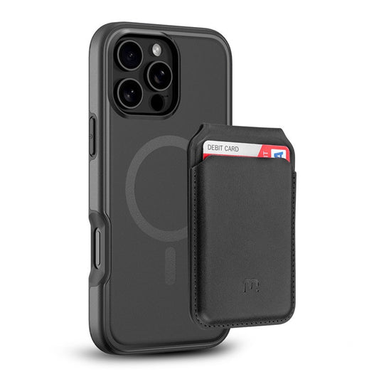 MyBat Pro Fuse Series Case Bundle + MagStash Wallet Folio for Apple iPhone 16 Pro Max