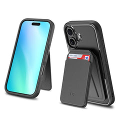 MyBat Pro Fuse Series Case Bundle + MagStash Wallet Folio for Apple iPhone 16
