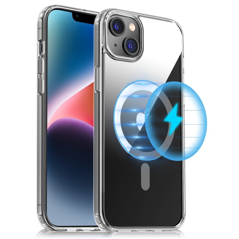 MyBat Pro Gummy Clear Case Compatible with MagSafe for Apple iPhone 14 Plus (6.7)iPhone 14 Plus
