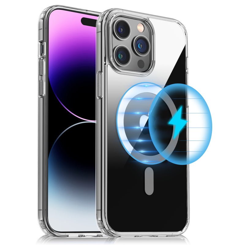 MyBat Pro Gummy Clear Case Compatible with MagSafe for Apple iPhone 14 Pro (6.1)iPhone 14 Pro
