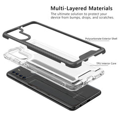 MyBat Pro Lux Series Case for Samsung Galaxy A21 - Black