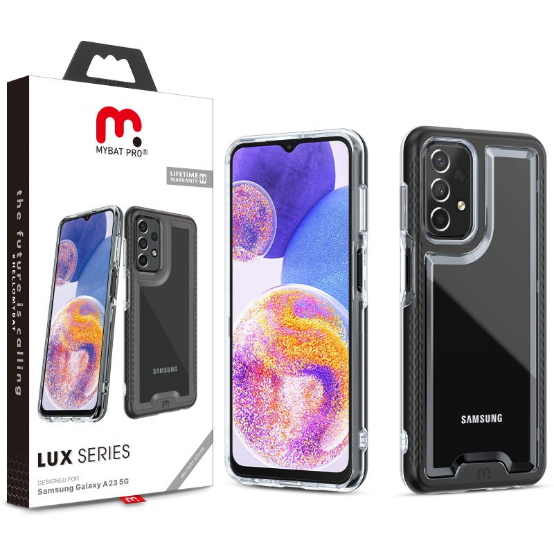 MyBat Pro Lux Series Case with Tempered Glass for Samsung Galaxy A23 5G - Rose Gold