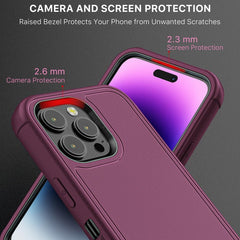 MyBat Pro Maverick Series Case w/ Holster and Tempered Glass for Apple iPhone 14 Pro Max (6.7)iPhone 14 Pro Max