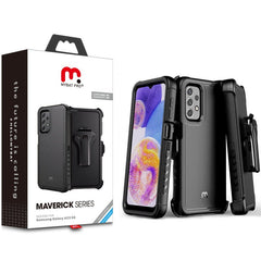 MyBat Pro Maverick Series Case w/ Holster for Samsung Galaxy A23 5G - Black