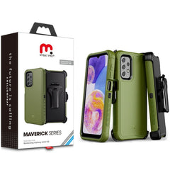 MyBat Pro Maverick Series Case w/ Holster for Samsung Galaxy A23 5G - Black