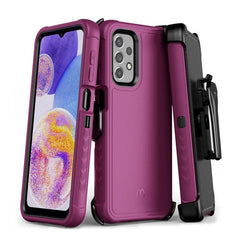 MyBat Pro Maverick Series Case w/ Holster for Samsung Galaxy A23 5G - Black