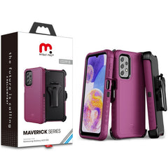 MyBat Pro Maverick Series Case w/ Holster for Samsung Galaxy A23 5G - Black