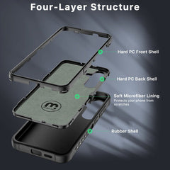 MyBat Pro Maverick Series Case w/ Holster for Samsung Galaxy S24 - Black