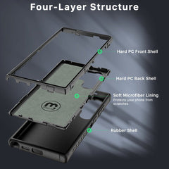 MyBat Pro Maverick Series Case w/ Holster for Samsung Galaxy S24 Ultra - Army Green