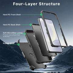 MyBat Pro Maverick Series Case w/ Holster for Samsung Galaxy S25 Plus - Army Green