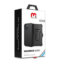 MYBAT Pro Maverick Series MagSafe Case w/ Holster and Tempered Glass for Apple iPhone 14 Plus (6.7)iPhone 14 Plus