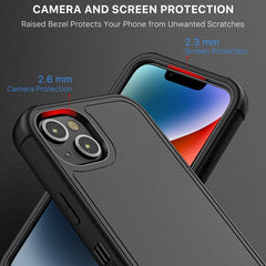 MYBAT Pro Maverick Series MagSafe Case w/ Holster and Tempered Glass for Apple iPhone 14 Plus (6.7)iPhone 14 Plus