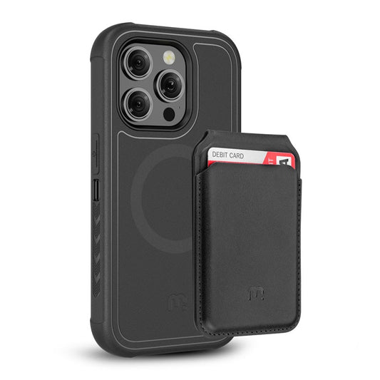 MyBat Pro Maverick Series Utility Edition MagSafe Case + MagStash MagSafe Wallet Folio for Apple iPhone 15 Pro Max (6.7)iPhone 15 Pro Max