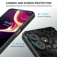 MyBat Pro Mood Series Case for Boost Celero 5G Plus (2024) - Black Leopard