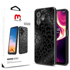 MyBat Pro Mood Series Case for Boost Celero 5G Plus (2024) - Black Leopard