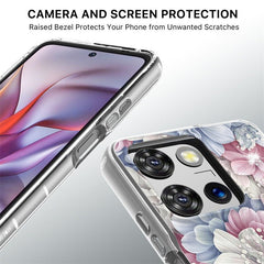 MyBat Pro Mood Series Case (with Diamonds) for Motorola Moto G 5G (2025) - Floral GemsMybat Pro