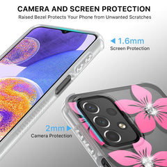 MyBat Pro Mood Series Case (with Diamonds) for Samsung Galaxy A23 5G - Blossom