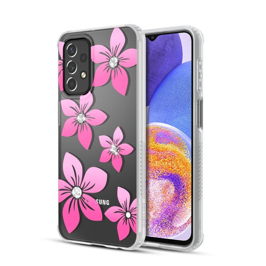 MyBat Pro Mood Series Case (with Diamonds) for Samsung Galaxy A23 5G - Blossom
