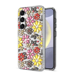 MyBat Pro Mood Series Case (with Diamonds) for Samsung Galaxy S24 Plus - Floral Gems