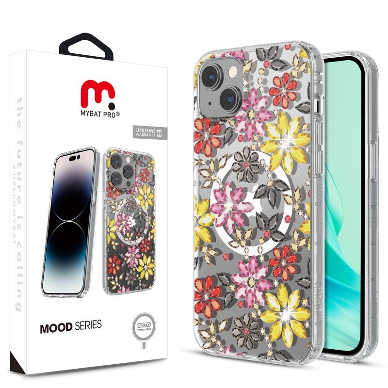 MyBat Pro Mood Series MagSafe Case (with Diamonds) for Apple iPhone 15 (6.1)iPhone 15