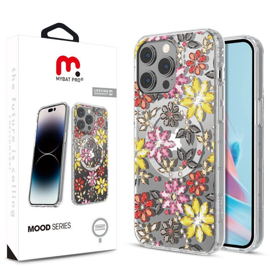 MyBat Pro Mood Series MagSafe Case (with Diamonds) for Apple iPhone 15 Pro (6.1)iPhone 15 Pro
