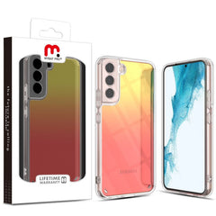 MyBat Pro Radiant Series ombre gradient Gummy Case for Samsung Galaxy S22 - Yellow to Pink Gradient - MyBat Pro