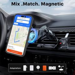 MyBat Pro Shade Series Case w/ MagSafe 360° Ring Stand for Apple iPhone 15 Plus (6.7)iPhone 15 Plus